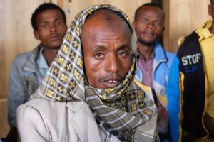 Rameto Tefo lost his entire harvest to drought last year. Without the maize seed provided through the emergency seed project, he said he would have had to beg his neighbors to provide food for his two wives and eight children. Photo: E.Quilligan/CIMMYT